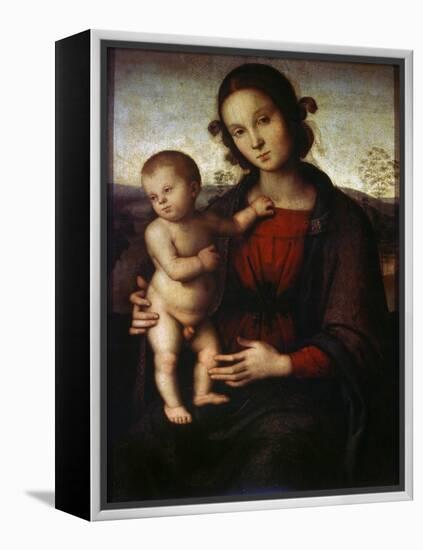 Virgin and Child, Late 15th or Early 16th Century-Perugino-Framed Premier Image Canvas