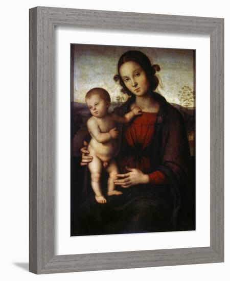 Virgin and Child, Late 15th or Early 16th Century-Perugino-Framed Giclee Print