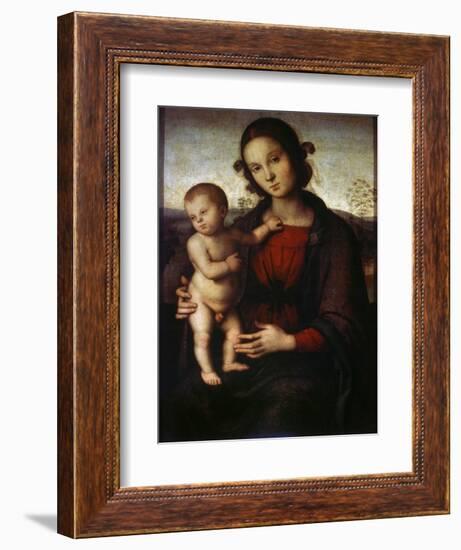 Virgin and Child, Late 15th or Early 16th Century-Perugino-Framed Giclee Print