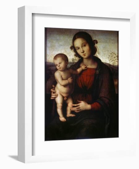 Virgin and Child, Late 15th or Early 16th Century-Perugino-Framed Giclee Print