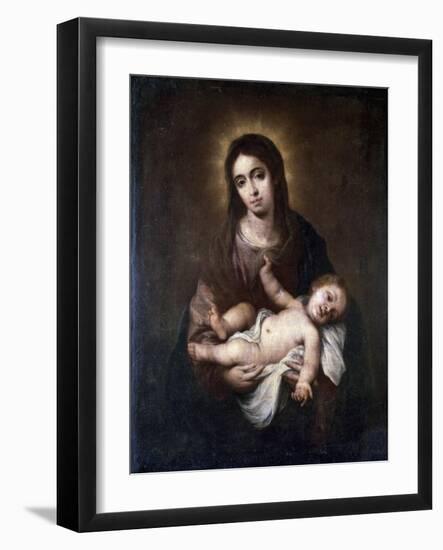 Virgin and Child no.1-Bartolome Esteban Murillo-Framed Giclee Print