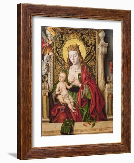 Virgin and Child (Panel)-Alonso Berruguete-Framed Giclee Print