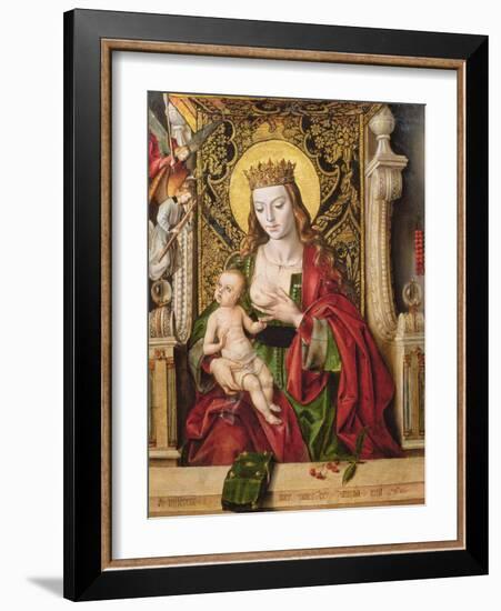 Virgin and Child (Panel)-Alonso Berruguete-Framed Giclee Print