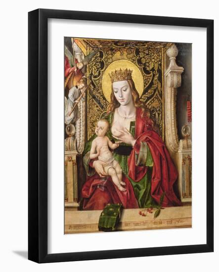 Virgin and Child (Panel)-Alonso Berruguete-Framed Giclee Print