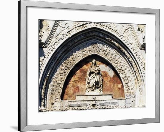 Virgin and Child Statue, by Pietro De Bonitate-null-Framed Giclee Print