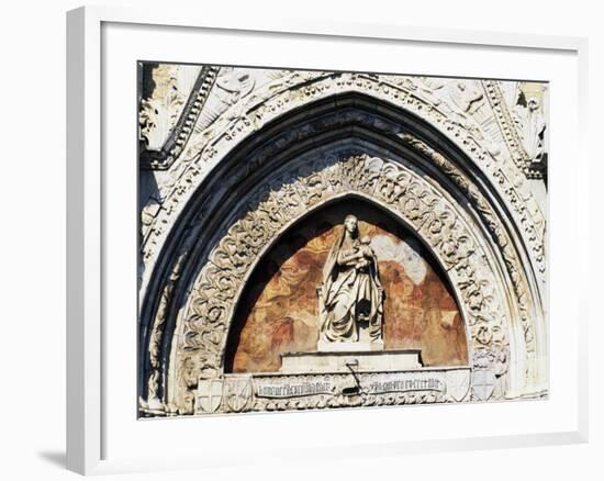 Virgin and Child Statue, by Pietro De Bonitate-null-Framed Giclee Print