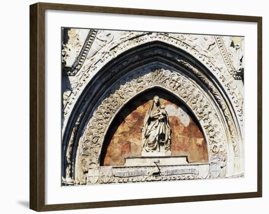 Virgin and Child Statue, by Pietro De Bonitate-null-Framed Giclee Print