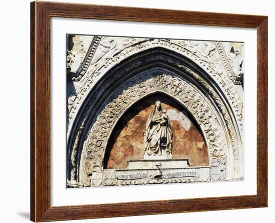 Virgin and Child Statue, by Pietro De Bonitate-null-Framed Giclee Print