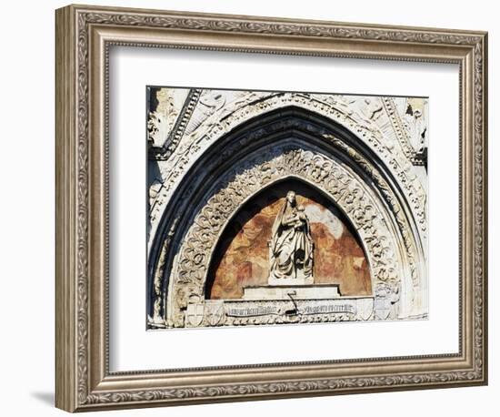 Virgin and Child Statue, by Pietro De Bonitate-null-Framed Giclee Print