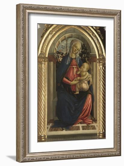 Virgin and Child (the Madonna of the Roses)-Sandro Botticelli-Framed Giclee Print