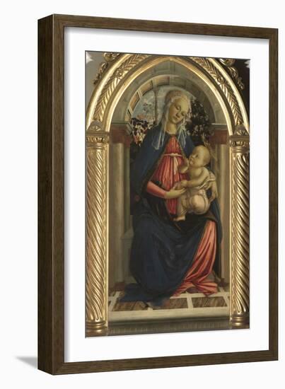 Virgin and Child (the Madonna of the Roses)-Sandro Botticelli-Framed Giclee Print