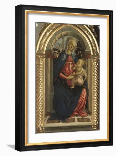 Virgin and Child (the Madonna of the Roses)-Sandro Botticelli-Framed Giclee Print