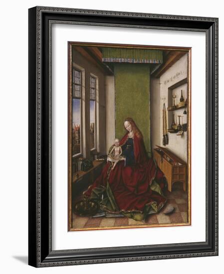 Virgin and Child with a Book-Jan van Eyck-Framed Giclee Print