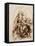 Virgin and Child with Cat, a Drawing-Leonardo da Vinci-Framed Stretched Canvas