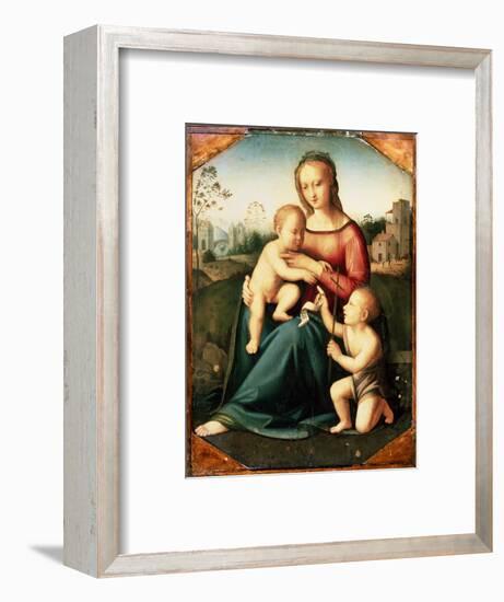 'Virgin and child with John the Baptist as a Boy', 16th century-Unknown-Framed Giclee Print