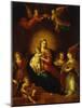 Virgin and Child with Music Making Angels-Frans Francken the Younger-Mounted Giclee Print