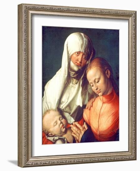 Virgin and Child with Saint Anne, C1519-Albrecht Durer-Framed Giclee Print