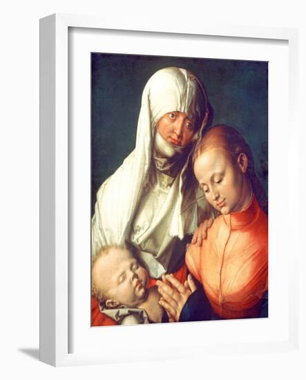 Virgin and Child with Saint Anne, C1519-Albrecht Durer-Framed Giclee Print