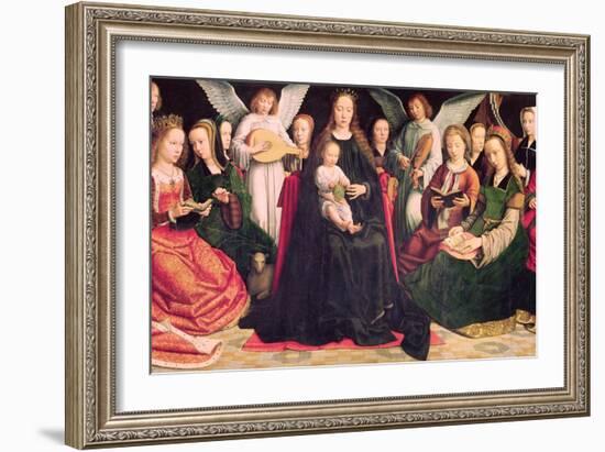 Virgin and Child with Saints, circa 1509-Gerard David-Framed Giclee Print