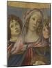 Virgin and Child with Six Angels (Madonna of the Pomegranate)-Sandro Botticelli-Mounted Giclee Print