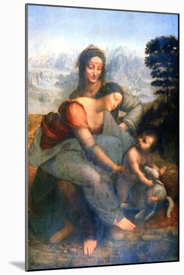 Virgin and Child with St Anne, 1502-1516-Leonardo da Vinci-Mounted Giclee Print