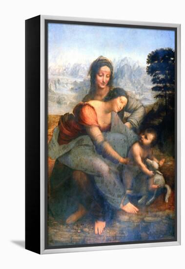 Virgin and Child with St Anne, 1502-1516-Leonardo da Vinci-Framed Premier Image Canvas