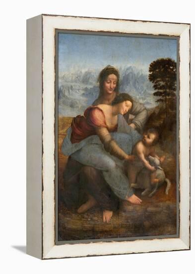 Virgin and Child with St. Anne by Leonardo da Vinci-null-Framed Premier Image Canvas