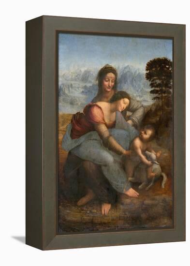 Virgin and Child with St. Anne by Leonardo da Vinci-null-Framed Premier Image Canvas