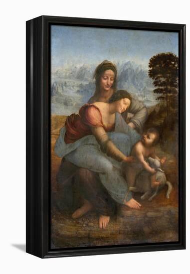 Virgin and Child with St. Anne by Leonardo da Vinci-null-Framed Premier Image Canvas