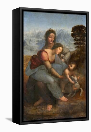 Virgin and Child with St. Anne by Leonardo da Vinci-null-Framed Premier Image Canvas