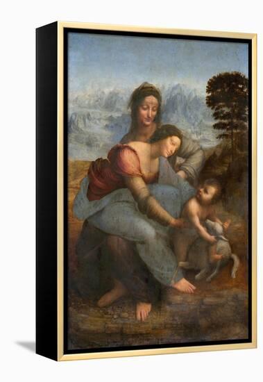 Virgin and Child with St. Anne by Leonardo da Vinci-null-Framed Premier Image Canvas