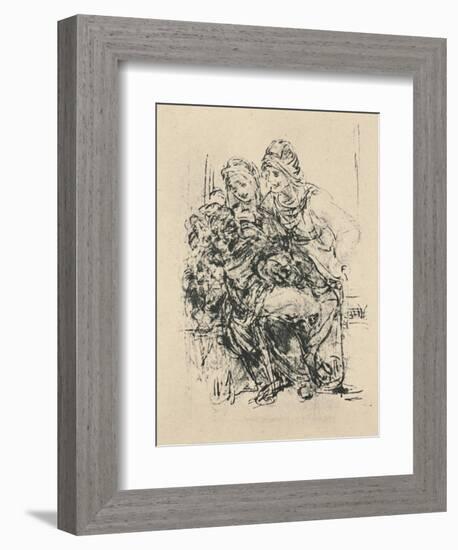 'Virgin and Child with St. Anne', c1480 (1945)-Leonardo Da Vinci-Framed Giclee Print