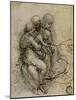 Virgin and Child with St. Anne-Leonardo da Vinci-Mounted Giclee Print