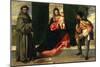 Virgin and Child with St. Anthony of Padua and St. Rocco-Giorgione-Mounted Giclee Print