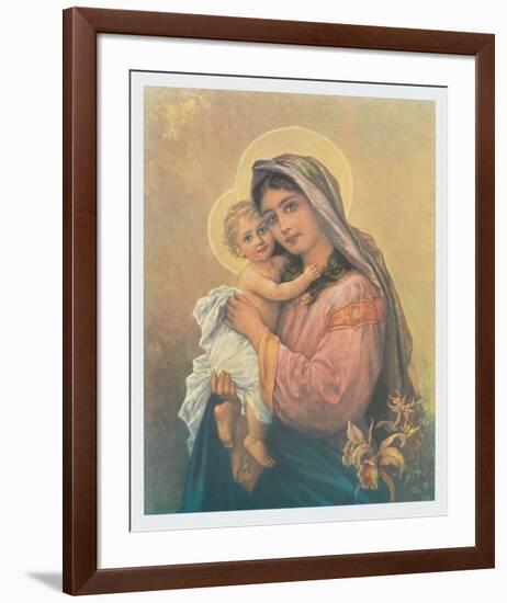 Virgin and Child-Zatzka-Framed Collectable Print
