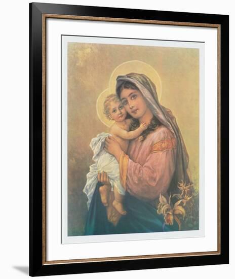 Virgin and Child-Zatzka-Framed Collectable Print