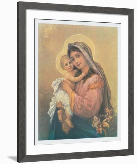Virgin and Child-Zatzka-Framed Collectable Print