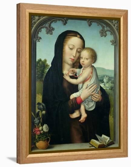 Virgin and Child-Gerard David-Framed Premier Image Canvas