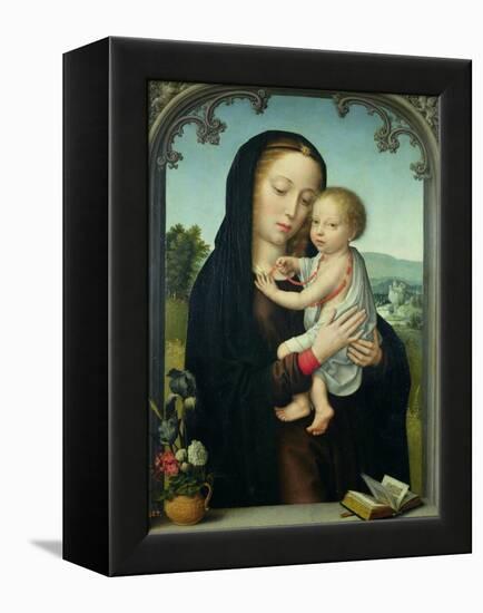 Virgin and Child-Gerard David-Framed Premier Image Canvas