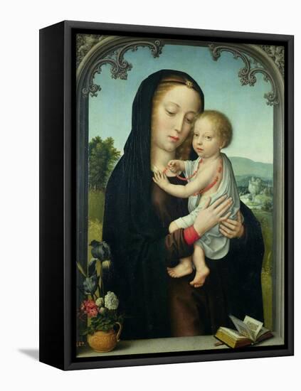 Virgin and Child-Gerard David-Framed Premier Image Canvas
