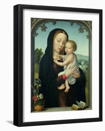Virgin and Child-Gerard David-Framed Giclee Print
