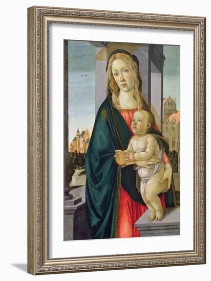 Virgin and Child-Sandro Botticelli-Framed Giclee Print