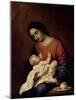 Virgin and Child-Francisco de Zurbarán-Mounted Giclee Print