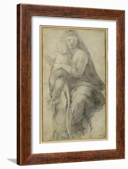 Virgin and Child-Raphael-Framed Giclee Print