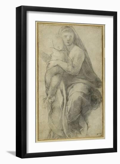 Virgin and Child-Raphael-Framed Giclee Print