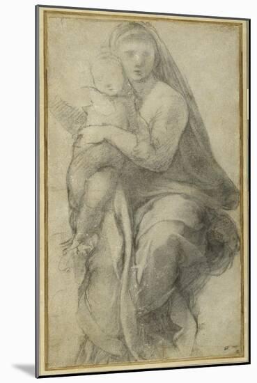 Virgin and Child-Raphael-Mounted Giclee Print