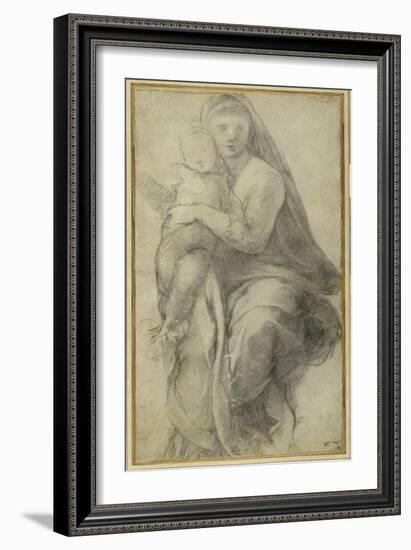 Virgin and Child-Raphael-Framed Giclee Print