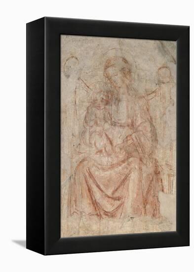 Virgin and Child-Sandro Botticelli-Framed Premier Image Canvas