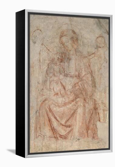 Virgin and Child-Sandro Botticelli-Framed Premier Image Canvas