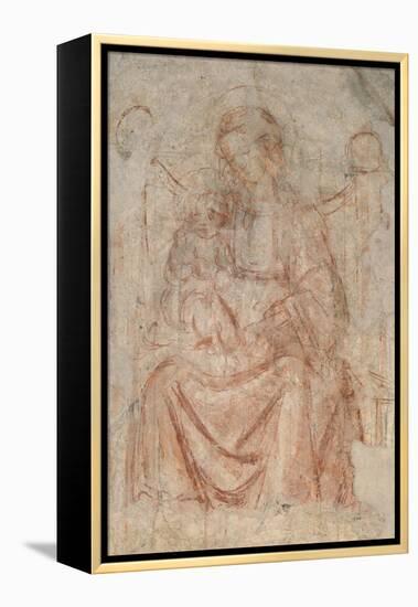 Virgin and Child-Sandro Botticelli-Framed Premier Image Canvas